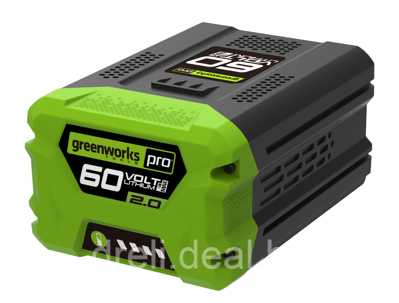 Аккумулятор Greenworks G60B2 (60В/2 Ah) - фото 1 - id-p184545650