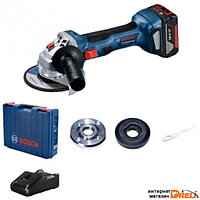 Угловая шлифмашина Bosch GWS 180-LI Professional 06019H90R1 (с 1-м АКБ, кейс)