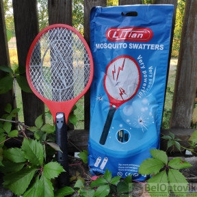 Мухобойка электрическая Mosquito Swatter цвет MIX SB-005 (на батарейках,цвета MIX)