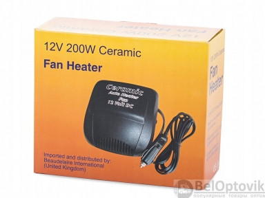 Автомобильный обогреватель с вентилятором Ceramic Fan Heater 12 V 200W