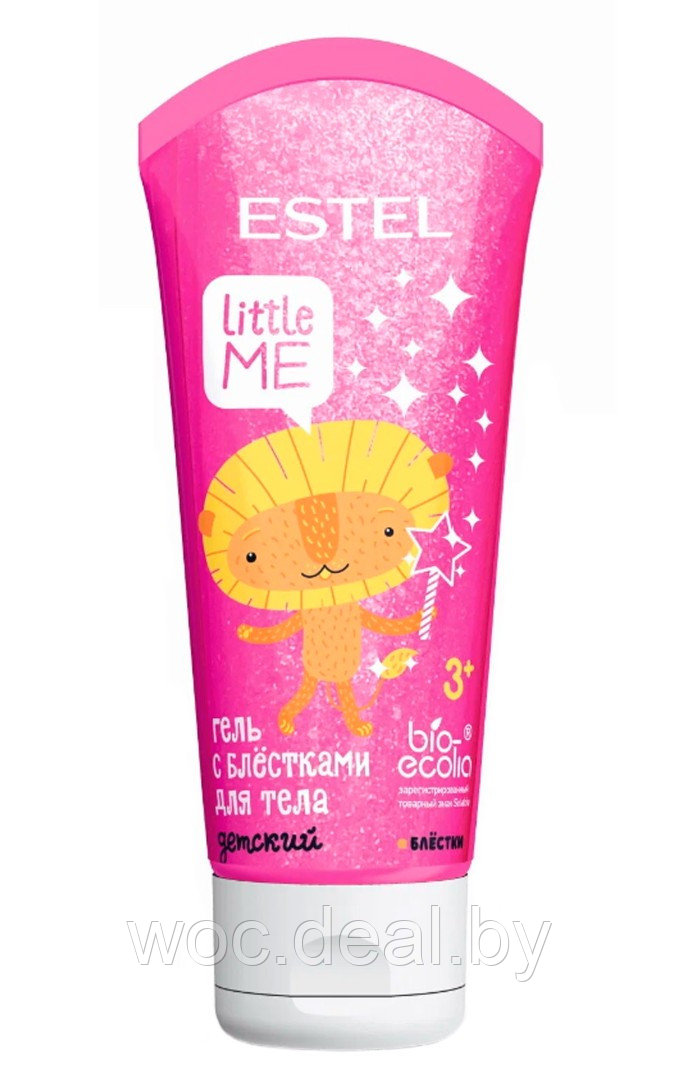 Estel Детский гель для тела с блестками Little Me, 60 мл - фото 1 - id-p184549377