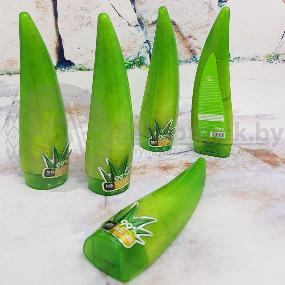 Универсальный скраб для лица и тела ALOE VERA 99, 120 мл NEW - фото 3 - id-p179627741