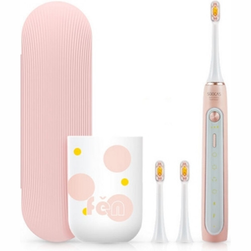 Электрическая зубная щетка Soocas Sonic Electric Toothbrush X5 (Global) Розовый - фото 1 - id-p184579111