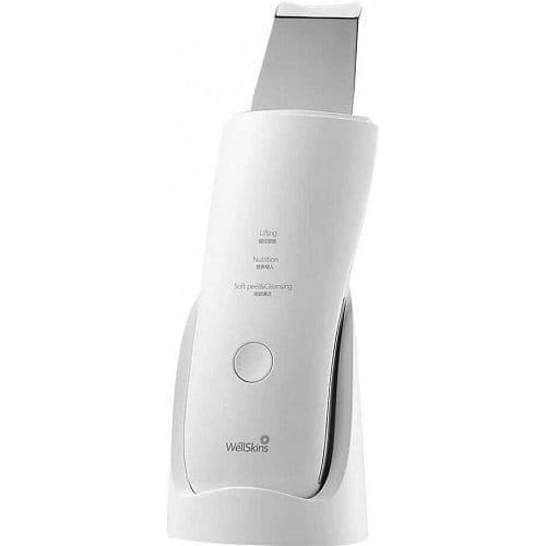 Аппарат для ультразвуковой чистки лица WellSkins Ultrasonic Skin Scrubber WX-CJ101 (Белый) - фото 1 - id-p184579120