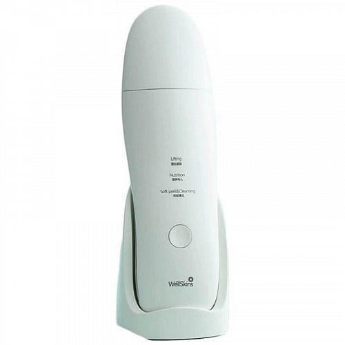 Аппарат для ультразвуковой чистки лица WellSkins Ultrasonic Skin Scrubber WX-CJ101 (Белый) - фото 2 - id-p184579120