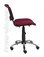 Кресла ИСО НЕТ хром для комфортной работы, кресло ISO NET GTS CH ткань калгари С + ткань сетка