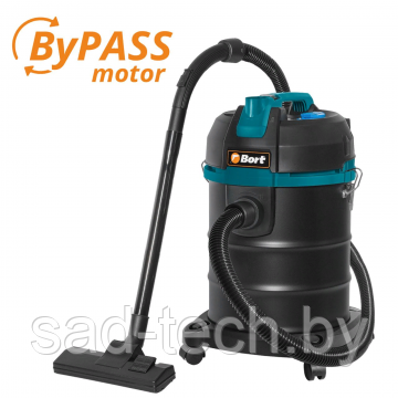 Пылесос для сухой и влажной уборки Bort BSS-1525 BLACK, фото 2