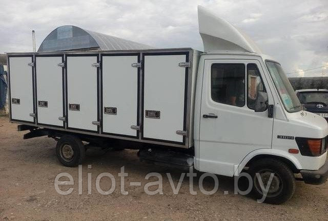 Кузов-фургон для перевозки хлебобулочных изделий на базе автомобиля Mercedes - фото 1 - id-p82754009