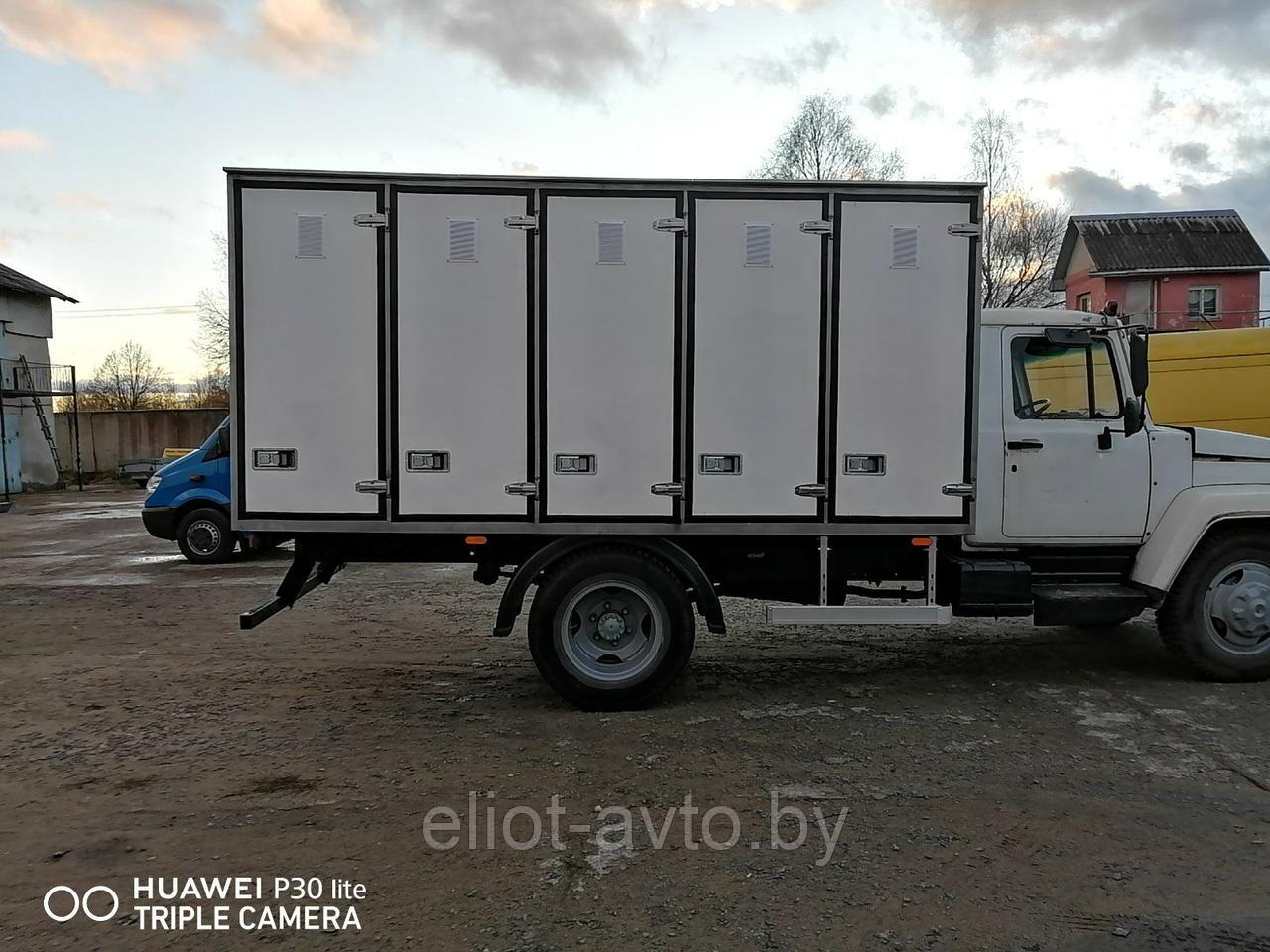 Кузов-фургон для перевозки хлебобулочной продукции на базе автомобиля ГАЗ - фото 6 - id-p184589237
