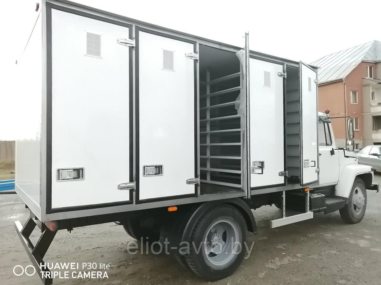 Кузов-фургон для перевозки хлебобулочной продукции на базе автомобиля ГАЗ - фото 8 - id-p184589237