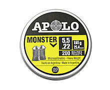Пули пневматические APOLO "Monster" 5,5 мм (1,6 грамм, 200 шт.)