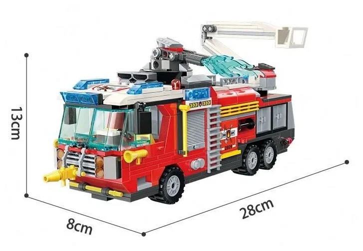 Конструктор Qman 2809 "Пожар в аэропорту" , аналог Лего LEGO - фото 4 - id-p134942963