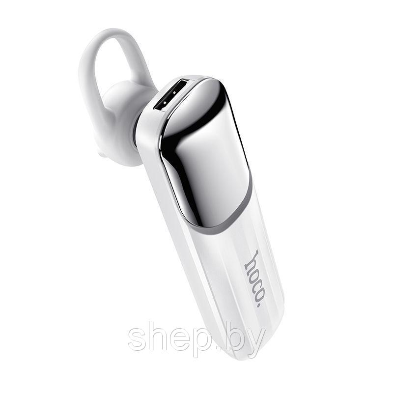 Bluetooth-гарнитура Hoco E57 цвет: черный,белый - фото 5 - id-p172250526