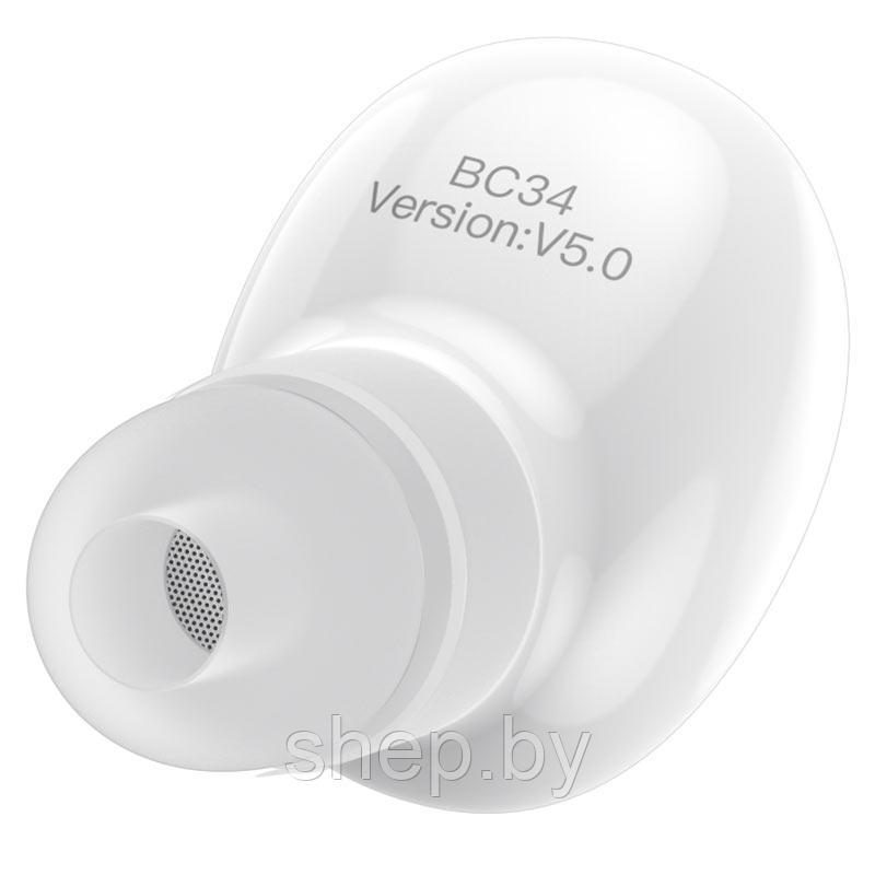 Bluetooth-гарнитура BOROFONE BC34 mini, цвет: черный,белый - фото 7 - id-p172250087