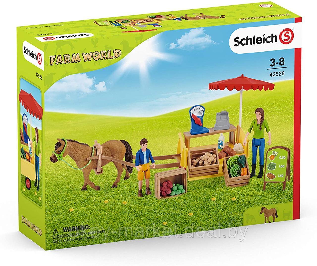 Игровой набор Schleich Мобильный прилавок Солнечный день 42528 - фото 1 - id-p184659134