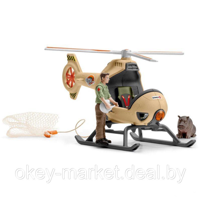 Игровой набор Schleich Вертолет-спасатель для диких животных - фото 3 - id-p184659156