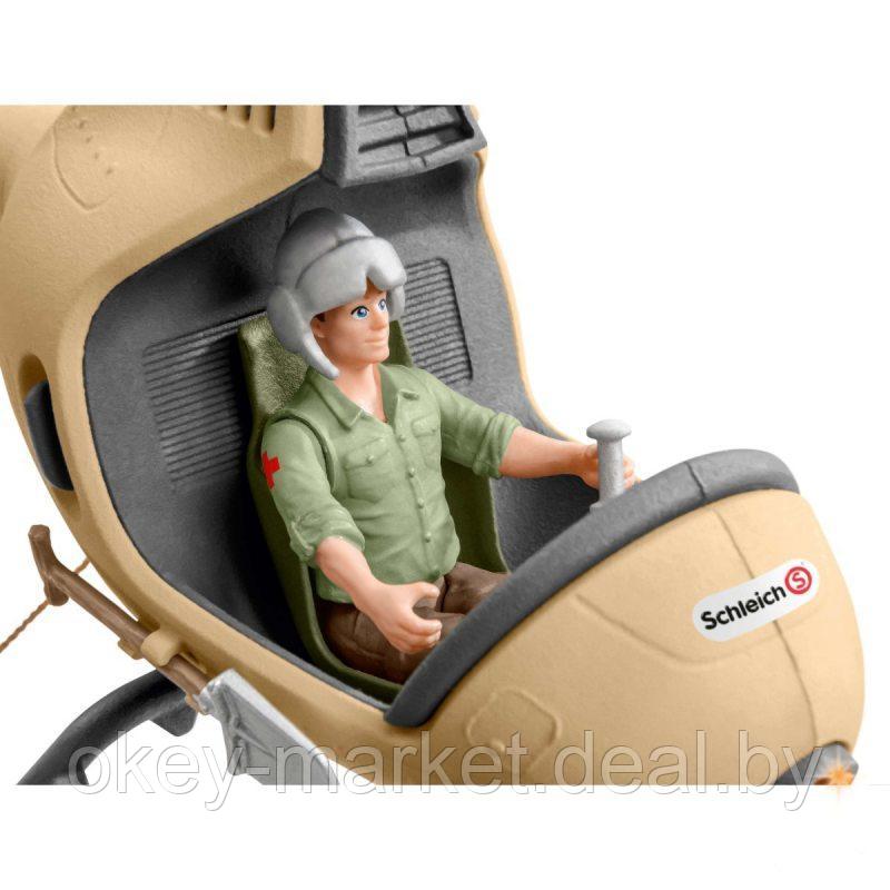 Игровой набор Schleich Вертолет-спасатель для диких животных - фото 7 - id-p184659156