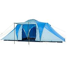 6ти местная 3х комнатная туристическая палатка lanyu LY-1699-3 / 6ти-местная 3х комнатная кемпинговая палатка