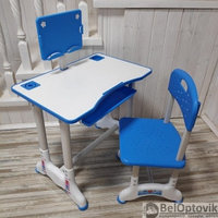 УЦЕНКА Растущая парта (стол) и растущий стул для дошкольника (подставка для книг, полка для канцтоваров)