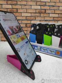 Раздвижная подставка для планшета или мобильного телефона(цвет MIX) Розовый, фото 1