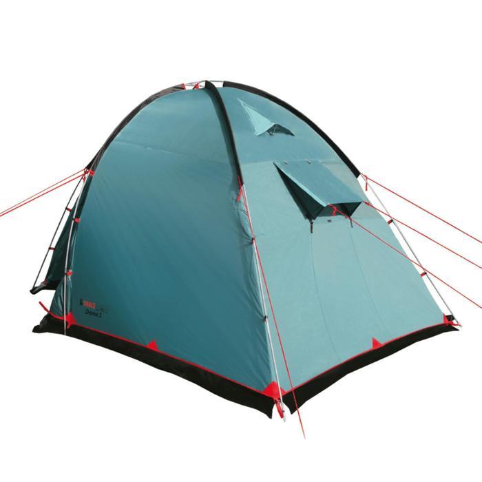 Палатка, серия Casmping Dome 3, зелёная, 3-местная - фото 4 - id-p184667709