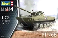 Сборная модель Revell Советский плавающий танк ПТ-76Б 1:72 / 3314