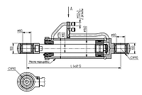 Гидроцилиндр ковша Амкодор 342 КГЦ 236-01.160-80-500