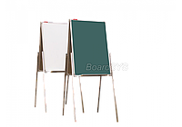 Детский мольберт-домик BoardSYS двусторонний, комбинированный (мел+маркер), 50х70 см.