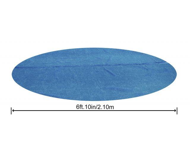Тент-чехол с обогревающим эффектом для бассейнов, 244 см, BESTWAY - фото 1 - id-p184670074