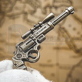 Брелок-ключница с карабином, до 5 шт Револьвер
