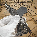 Брелок-ключница с карабином, до 5 шт Наручники двойные бронза, фото 8