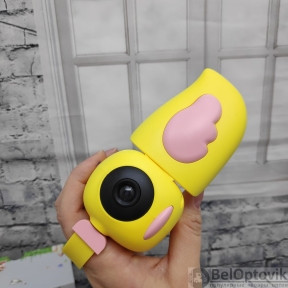 Детский фотоаппарат - видеокамера Kids Camera DV-A100 Жёлтый