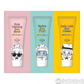 Крем солнцезащитный 11 VILLAGE FACTORY (Пробник) 1,5 мл, Original Korea Увлажняющий Hydra Sun Fluid SPF50