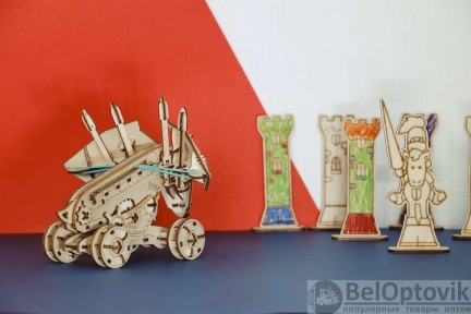 Деревянный конструктор (сборка без клея) Аркбаллиста UNIWOOD
