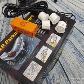 Парктроник Car Parking Sensor (4 датчика) Белый