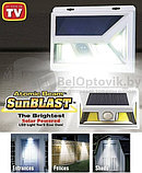 Уличный светодиодный светильник на солнечной батарее с датчиком движения ATOMIC Beam SunBlast, 74 LED, 2, фото 5