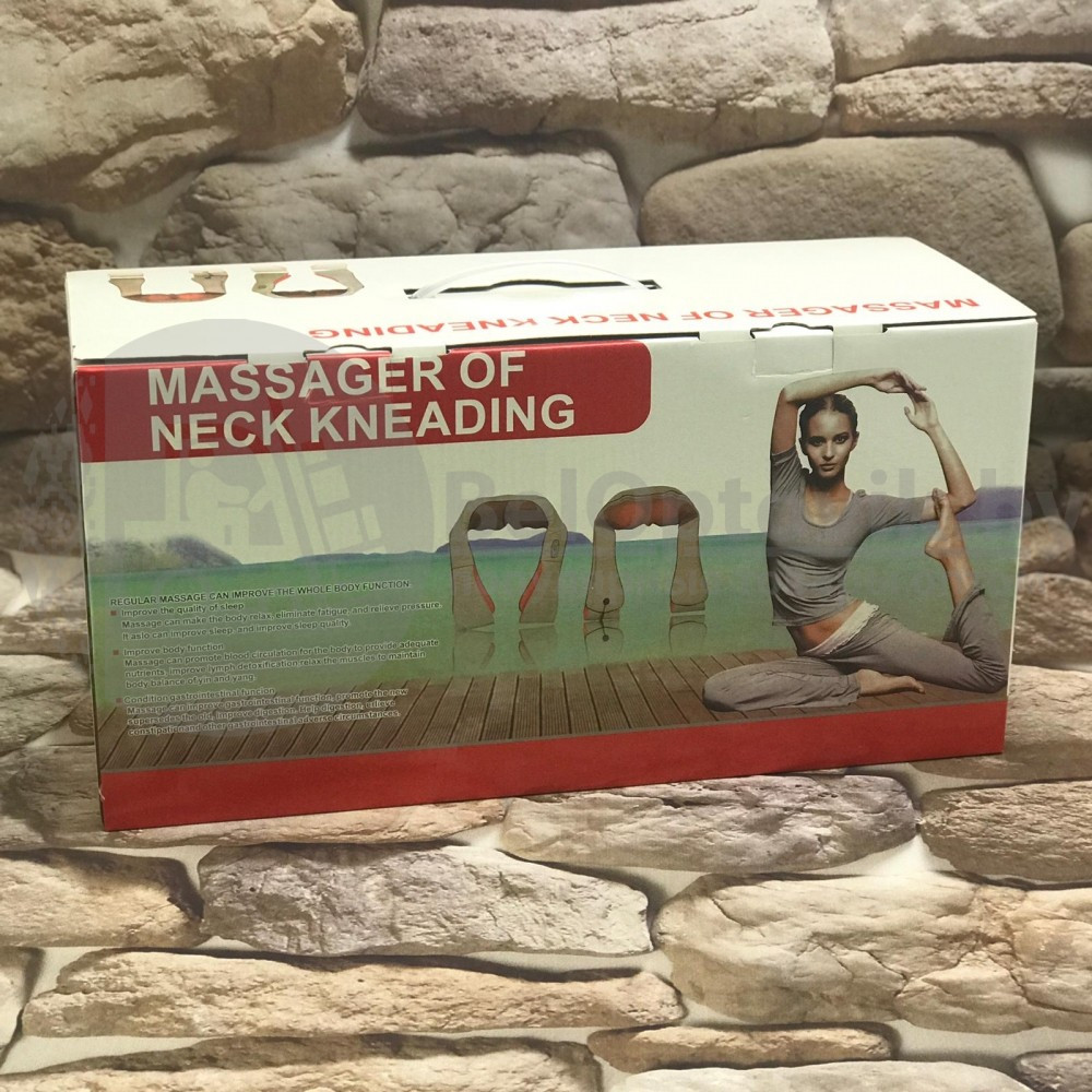 Массажер шейный инфракрасный Просто Космос Massager of Neck Kneading Оранжевый - фото 4 - id-p132030128