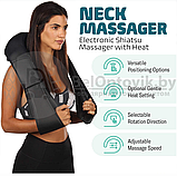 Массажер шейный инфракрасный Просто Космос Massager of Neck Kneading Оранжевый, фото 8