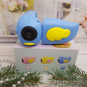 Детский фотоаппарат - видеокамера Kids Camera DV-A100 Синий