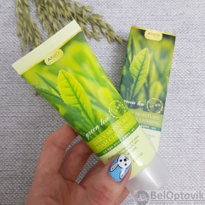 Пенка для умывания ANJO Daily Moisture Foam Cleansing, 100ml Original Korea С экстрактом зеленого чая -