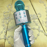 Беспроводной Bluetooth микрофон WS-858 (CT007) Серебро, фото 10