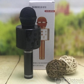 Беспроводной Bluetooth микрофон WS-858 (CT007) Черный