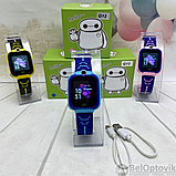 Детские умные часы Smart Baby Watch с gps Q12 Голубые с фиолетовым, фото 7