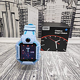 Часы детские Smart Watch Kids Baby Watch Q88 / Умные часы для детей Голубой корпус - голубой ремешок, фото 2