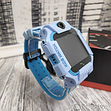 Часы детские Smart Watch Kids Baby Watch Q88 / Умные часы для детей Голубой корпус - голубой ремешок, фото 6