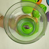 Блендер для приготовления коктейлей и смузи с подзарядкой USB JUICE CUP Голубой, фото 5