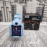 Часы детские Smart Watch Kids Baby Watch Q88 / Умные часы для детей Красный корпус - синий ремешок, фото 2