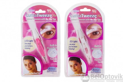 Пинцет для бровей с подсветкой Luma Tweeze