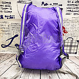 Складной компактный рюкзак Tuban (ХИТ СЕЗОНА) Фиолетовый, фото 4