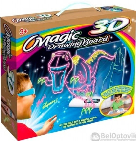 Магическая 3D-доска для рисования Magic 3D Board Динозавры